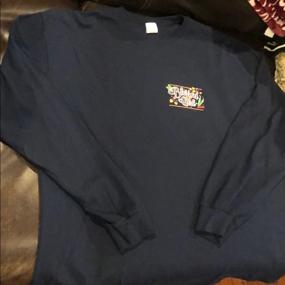 Long Sleeve Navy Shirt